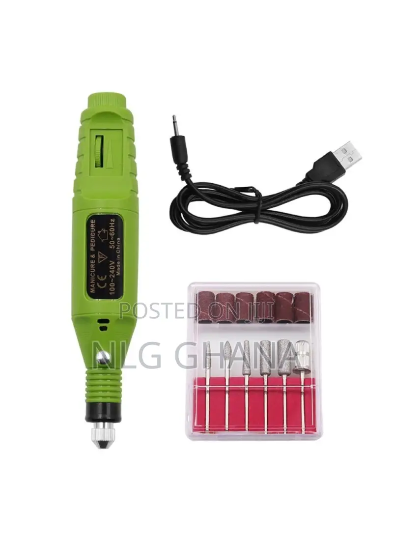 Usb Rechargeable Electric Nail File Hand Foot Care Tool Set. Tvx12184