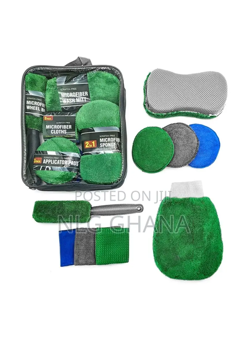 9pcs Set Car Wash Kit Auto Detailing Washing. Tvx21110