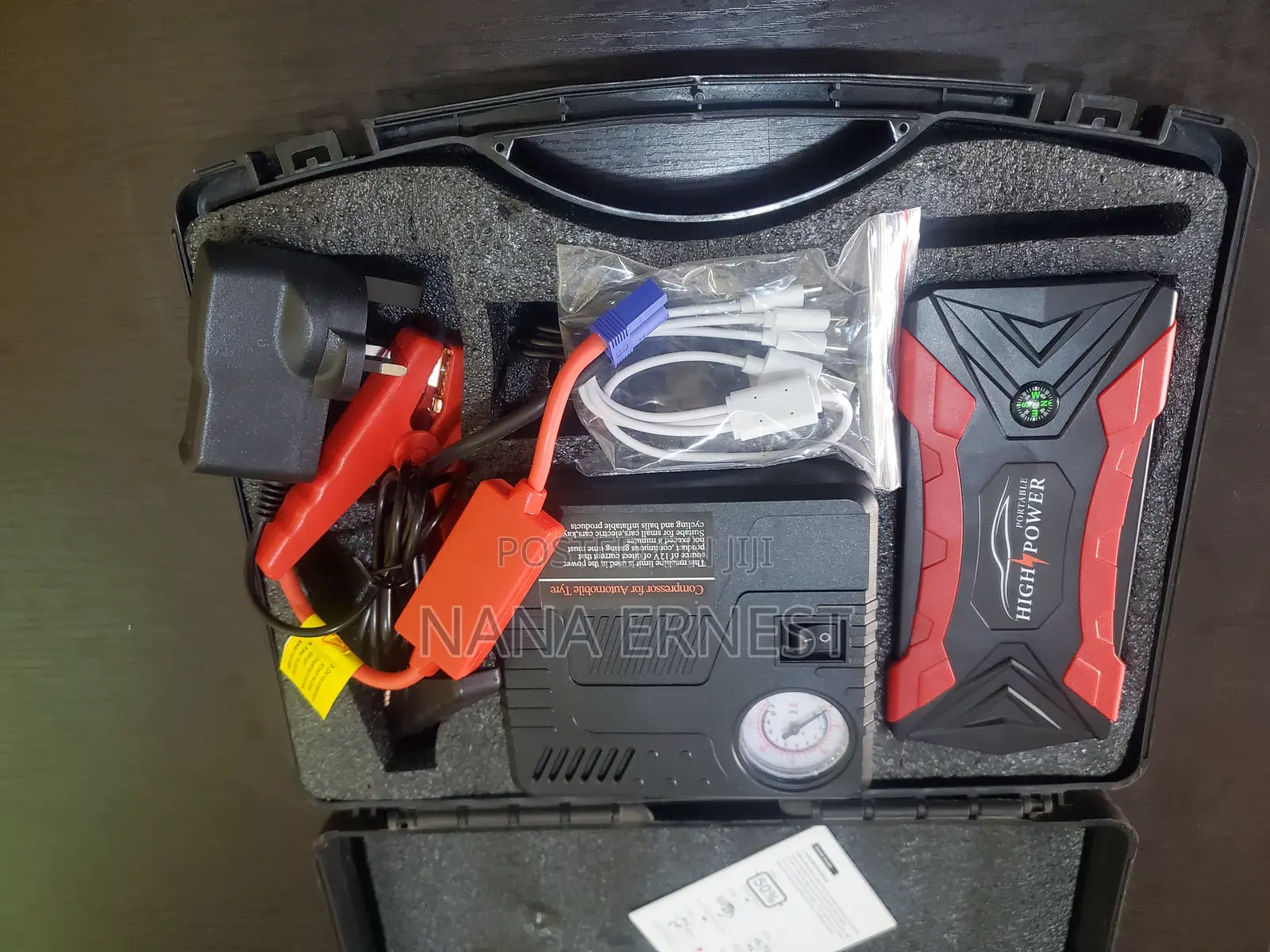 New Car Battery Jumper and Tire Inflator (Multi-Function)