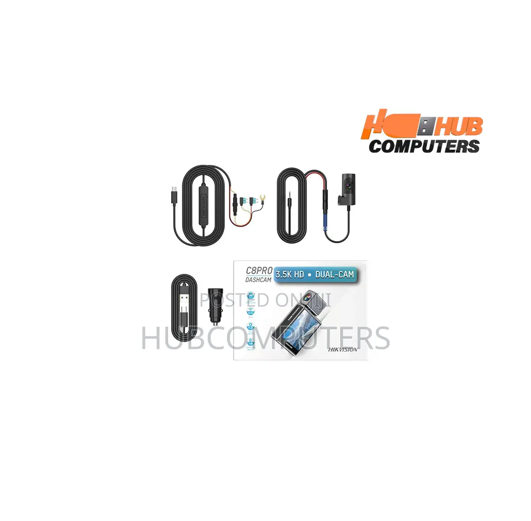 Hikvision Dashcam Ae-dc8222-c8pro 4kud Dual- Cam