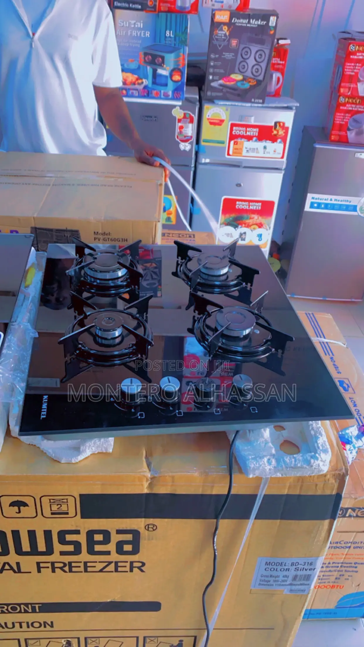 Cabinet Stove 60*60 Fully Gas