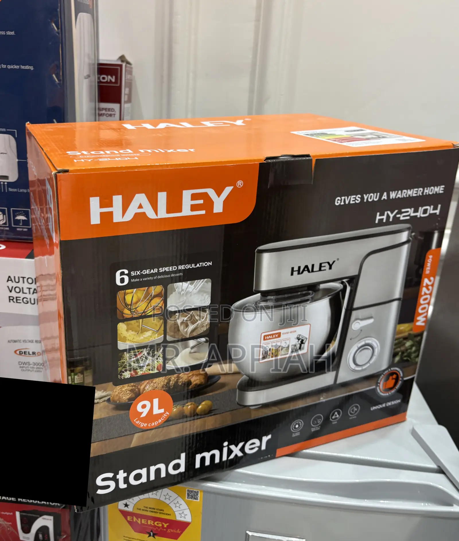 Energy Saving Haley-Hy-2404 Electric Stand Mixer(9liters) 