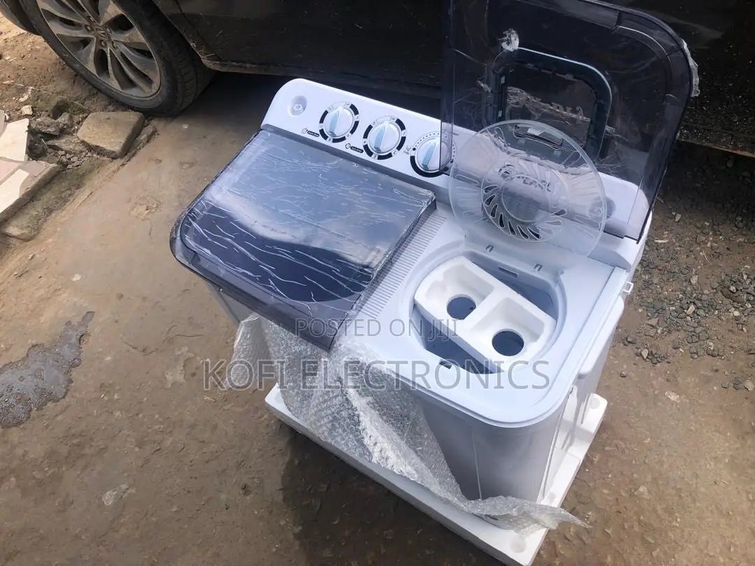 Pearl 7kg Double Tub Washing Machine Wash and Spin Dry With Ease