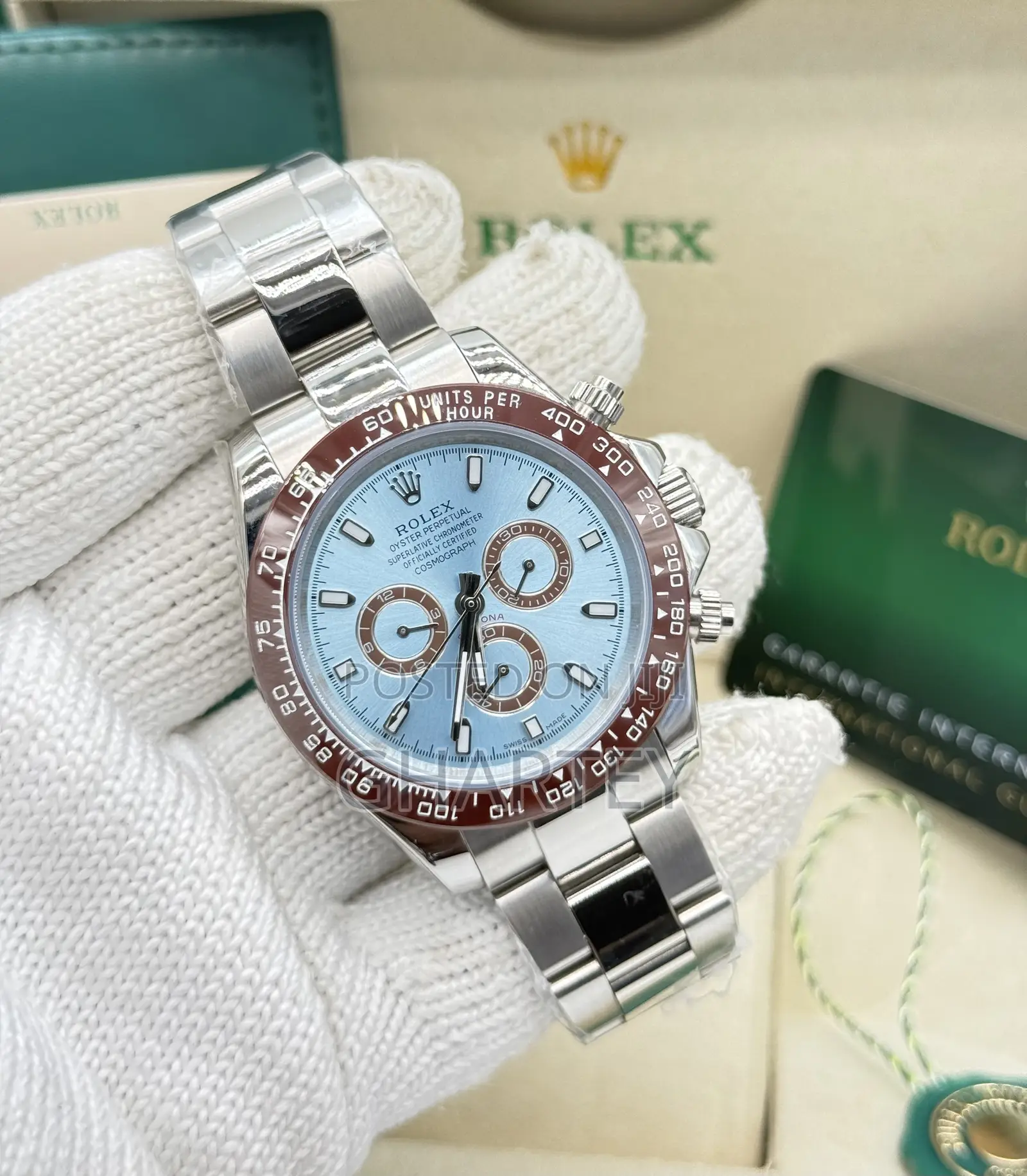 Rolex Daytona Black Dial Stainless Steel Mechanical Luxury Men Watch