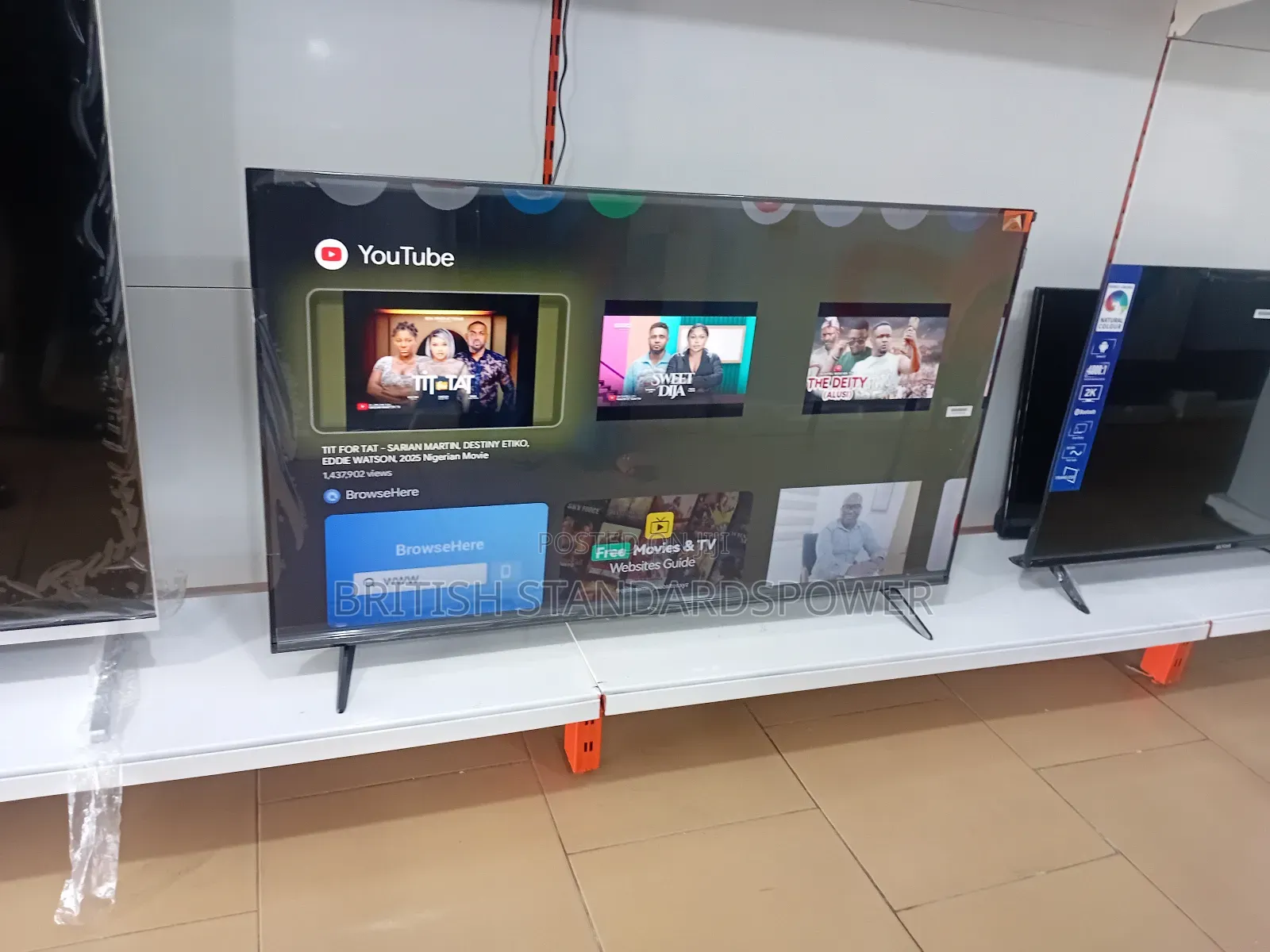 43" TCL Smart Tv With Built-in Wifi