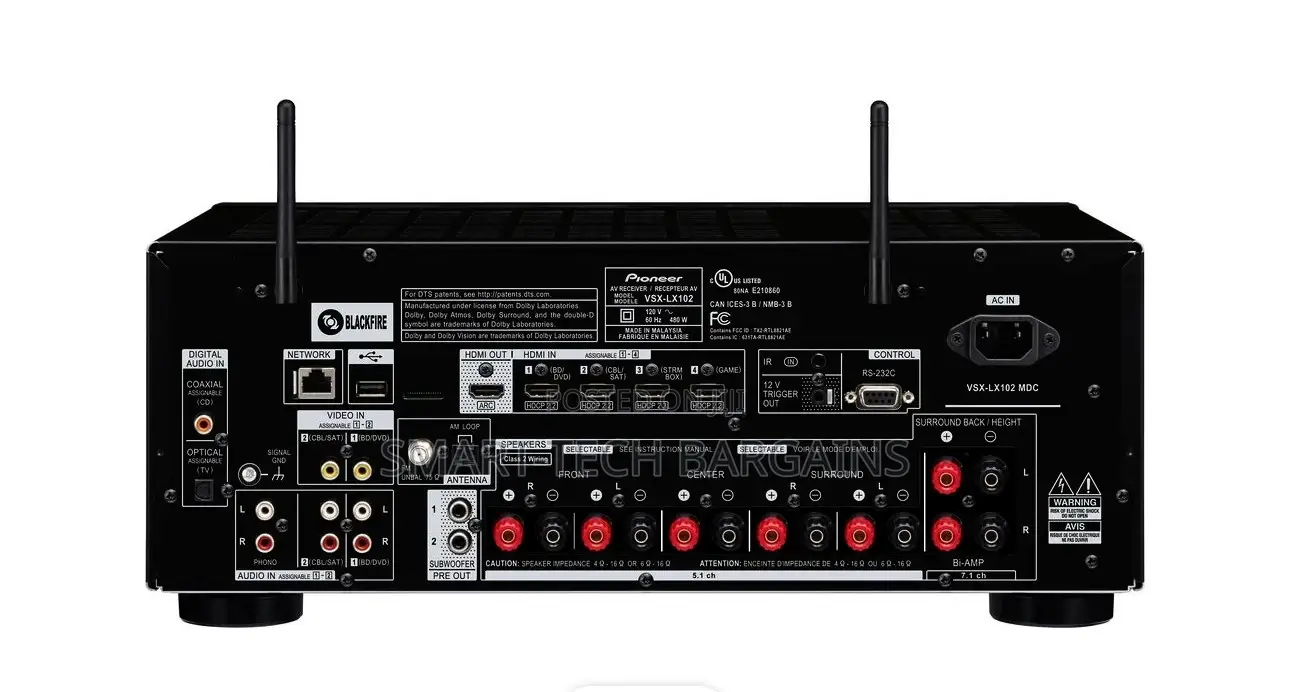 Pioneer VSX-Lx102 | 7.2-Ch | Wi-Fi | Bluetooth Atmos | Dts:X
