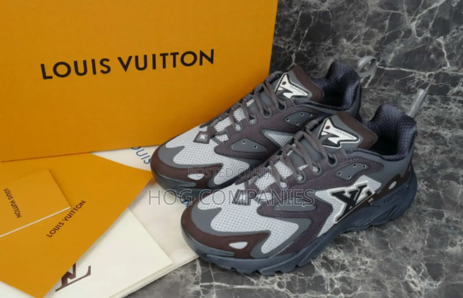 Louis Vuitton Runner Tatic Black Grey in Accra- Fast Delivery in 2hrs