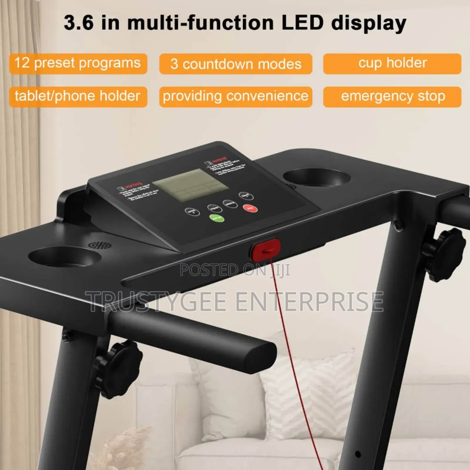 Pull Screen Treadmill With Massager