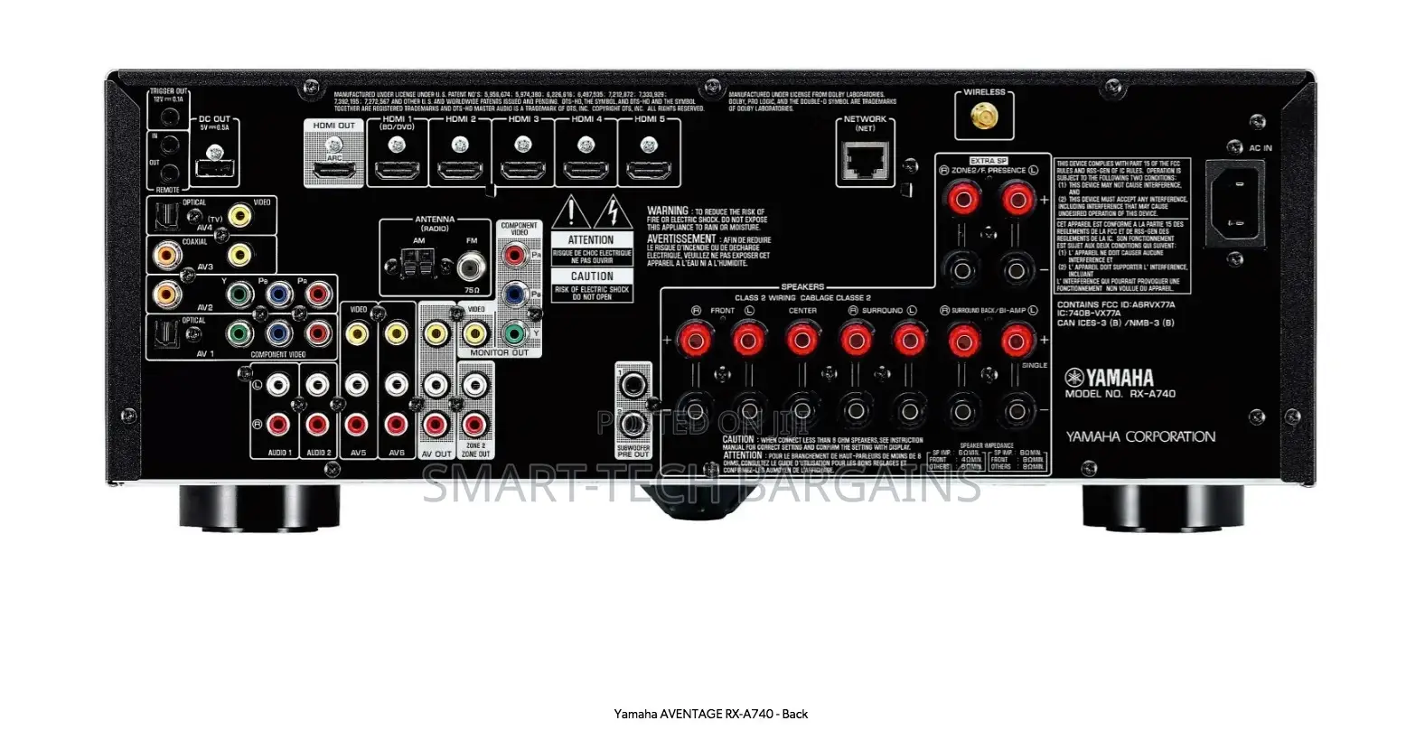Yamaha Rx-A740 | 7.2-Ch | Wi-Fi | Bluetooth | Airplay | Dts:X