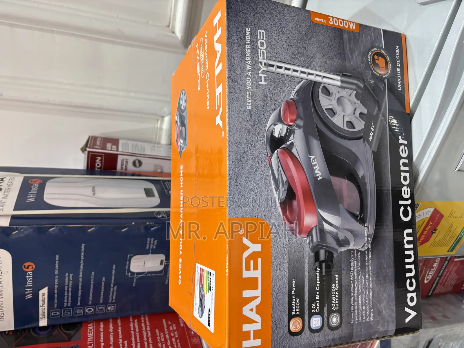 Sealed in Box Haley-Hy-1503 3000watt Electric Vacuum Cleaner 