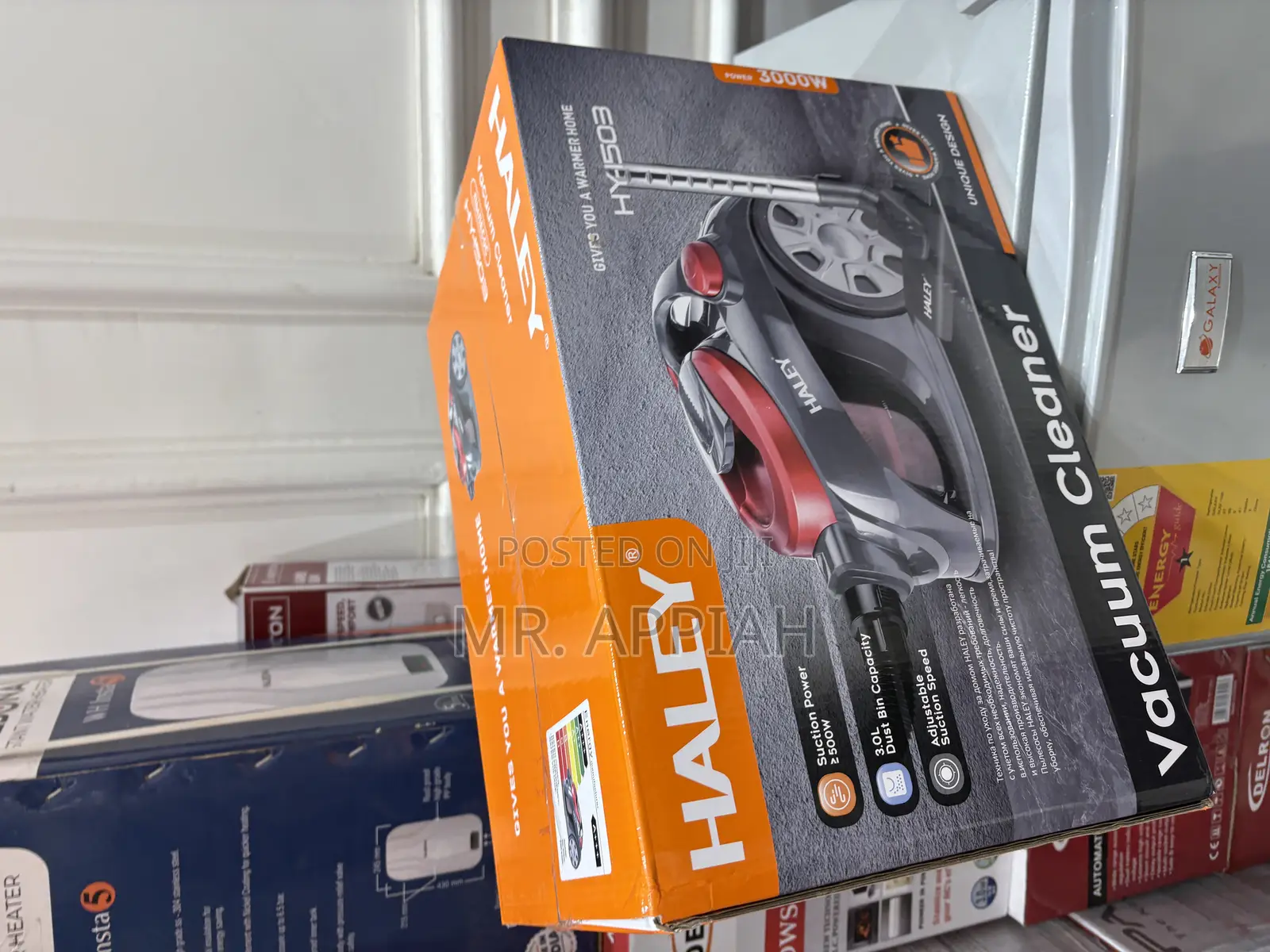 Energy Efficient Haley-Hy-1503 3000watt Vacuum Cleaner(4.5liters)
