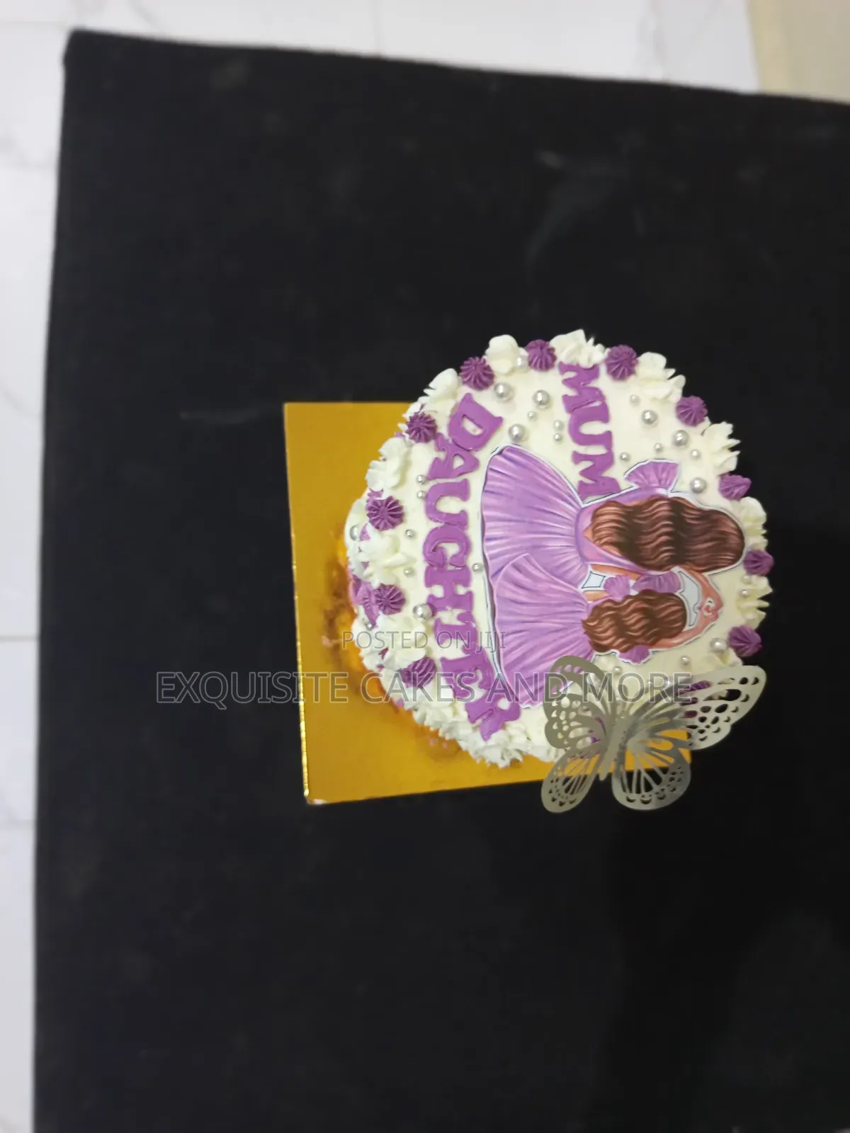Mother and Daughter Purple Cake, Order Now