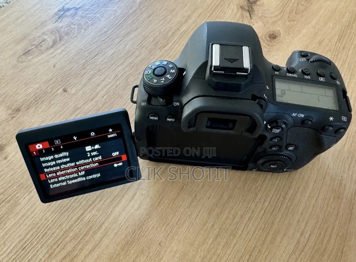Canon Eos 6d Mark Ii 26.2mp Digital SLR Camera - Black (Body Only)