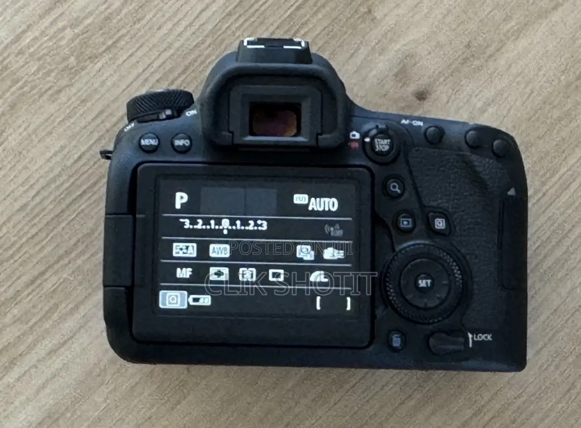 Canon Eos 6d Mark Ii 26.2mp Digital SLR Camera - Black (Body Only)