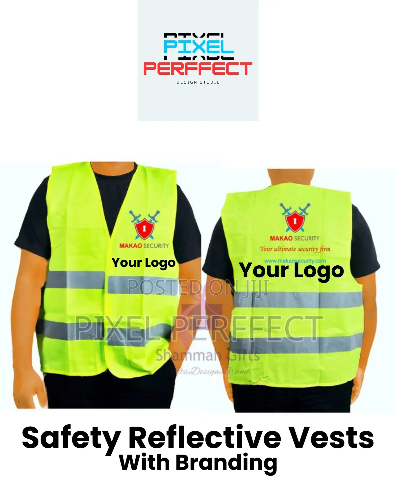 Safety Reflective Vest With Branding