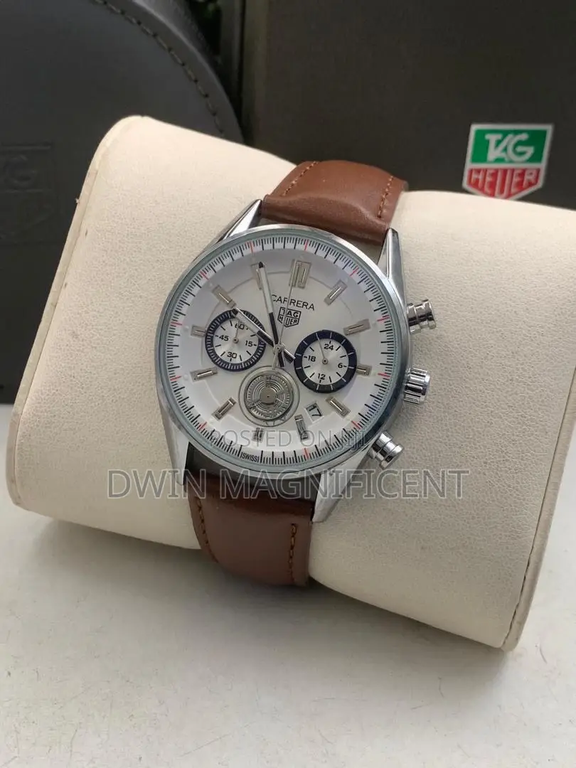 Luxury Tag Heuer Carrera Watch | Elegant Design| Premium Leather Strap