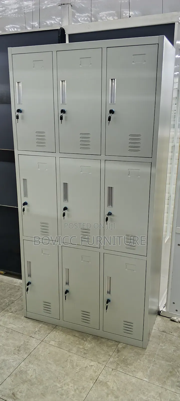 Office Cabinet With 9 Lockers