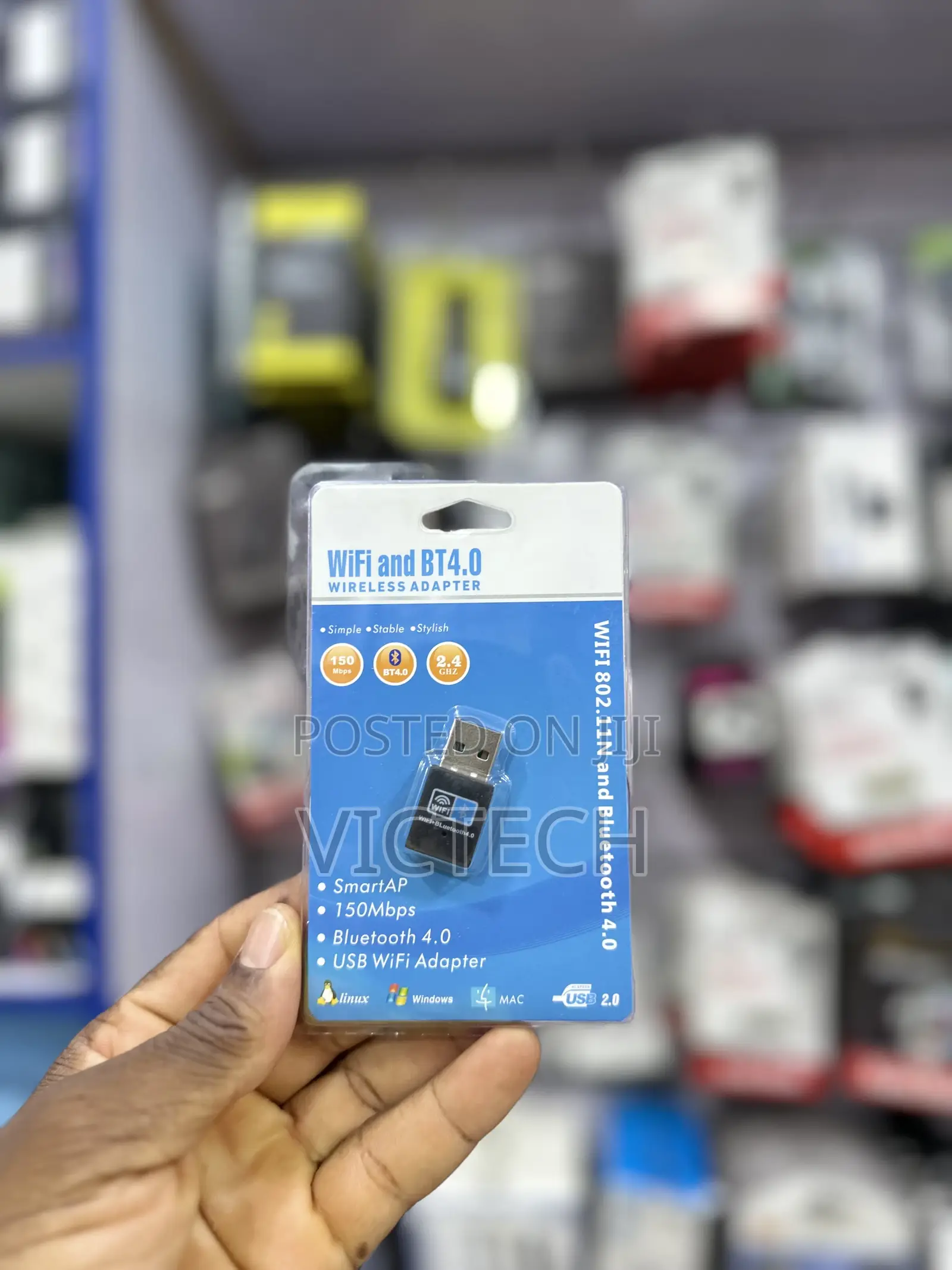 Wifi and Bluetooth Wireless Adapter