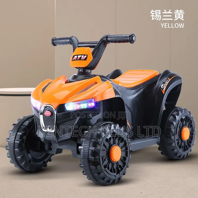 Kid’S Electric Rechargeable Quad Bike Four Tyres Motorbike 1-6 Years