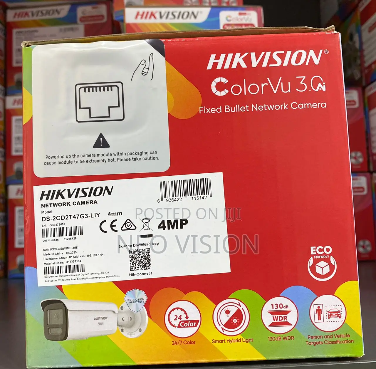 Hikvision 4mp Colorvu Bullet Acusense