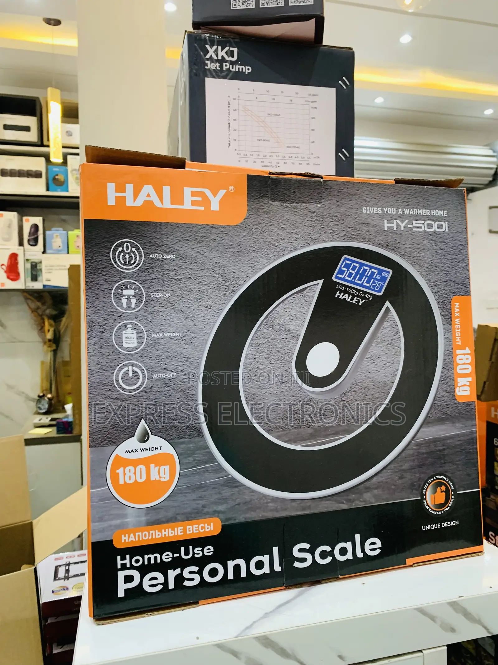 Amazing Deal on Haley-Hy-5001 Halley Scale Personal 180kg Black
