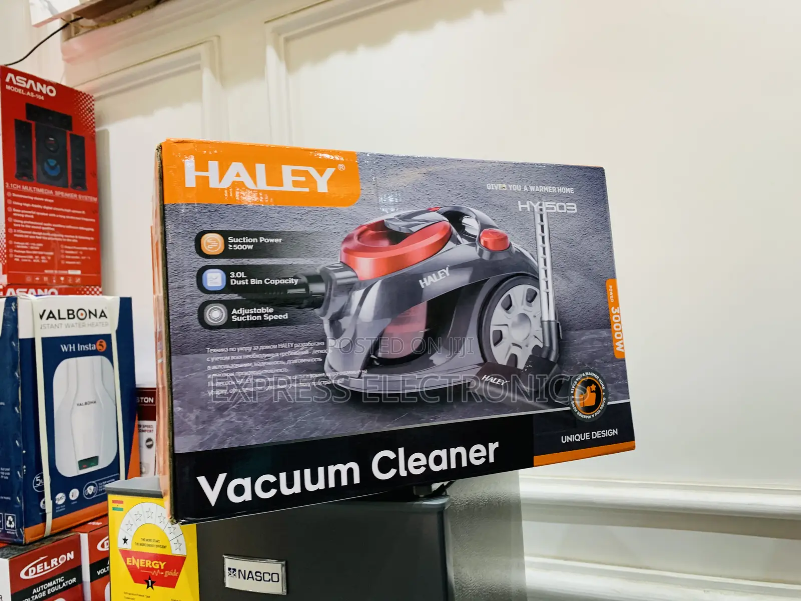 Brand New Haley-Hy-1503 Halley Vacuum 4.5 LTR 3000 Watt Red