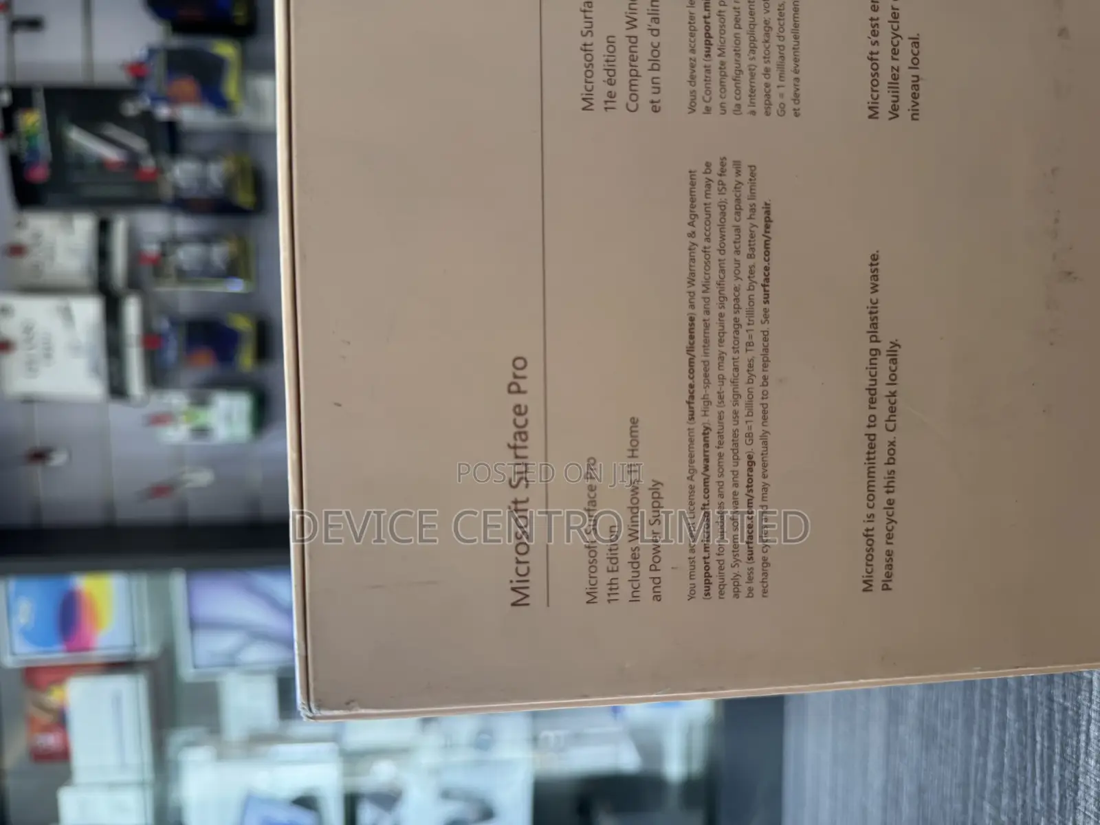New Microsoft Surface Pro 11th Edition, a Copilot+ PC 16GB SSD 512GB