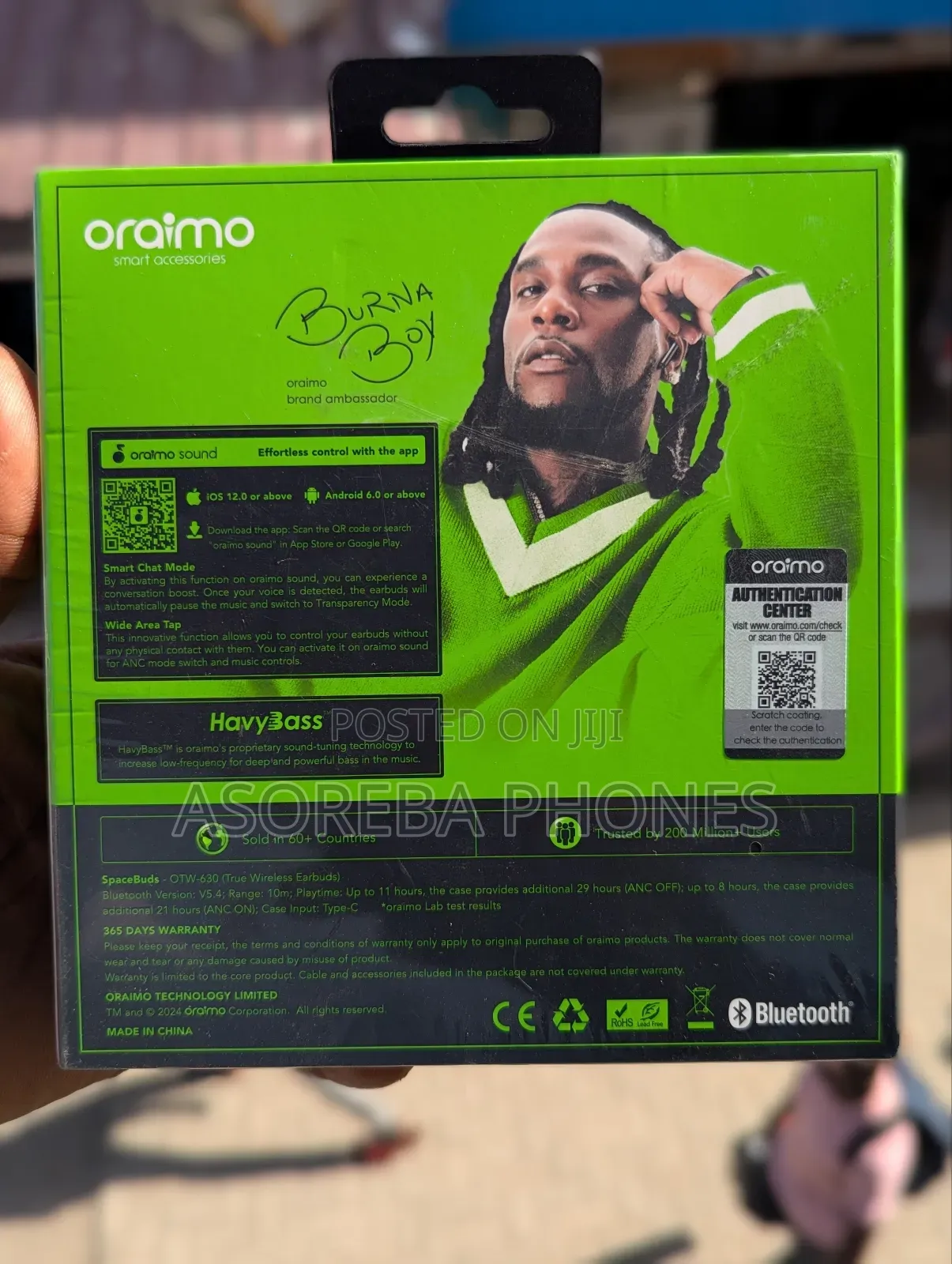 Oraimo Spacebuds Hybrid Anc True Wireless Earbuds Customized Voice