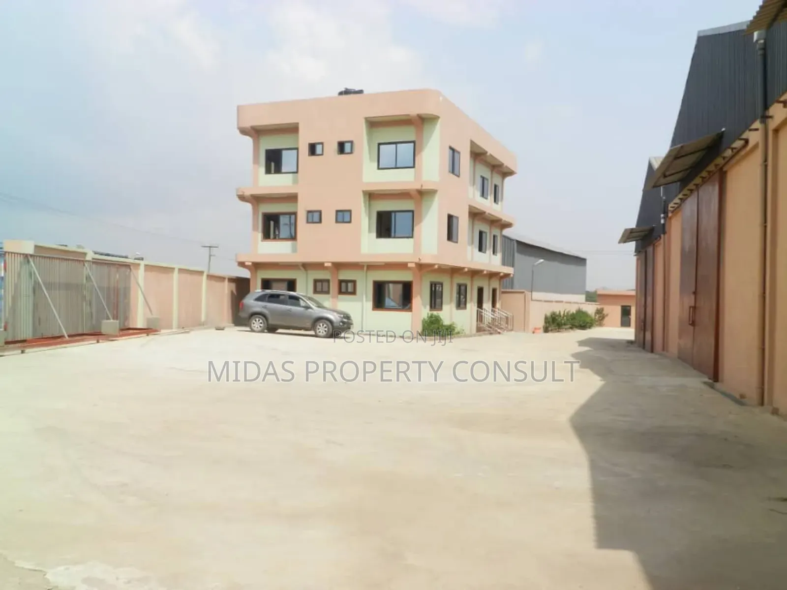 2500 SQM Warehouse and Offices for Sale at Tema Industrial Area.