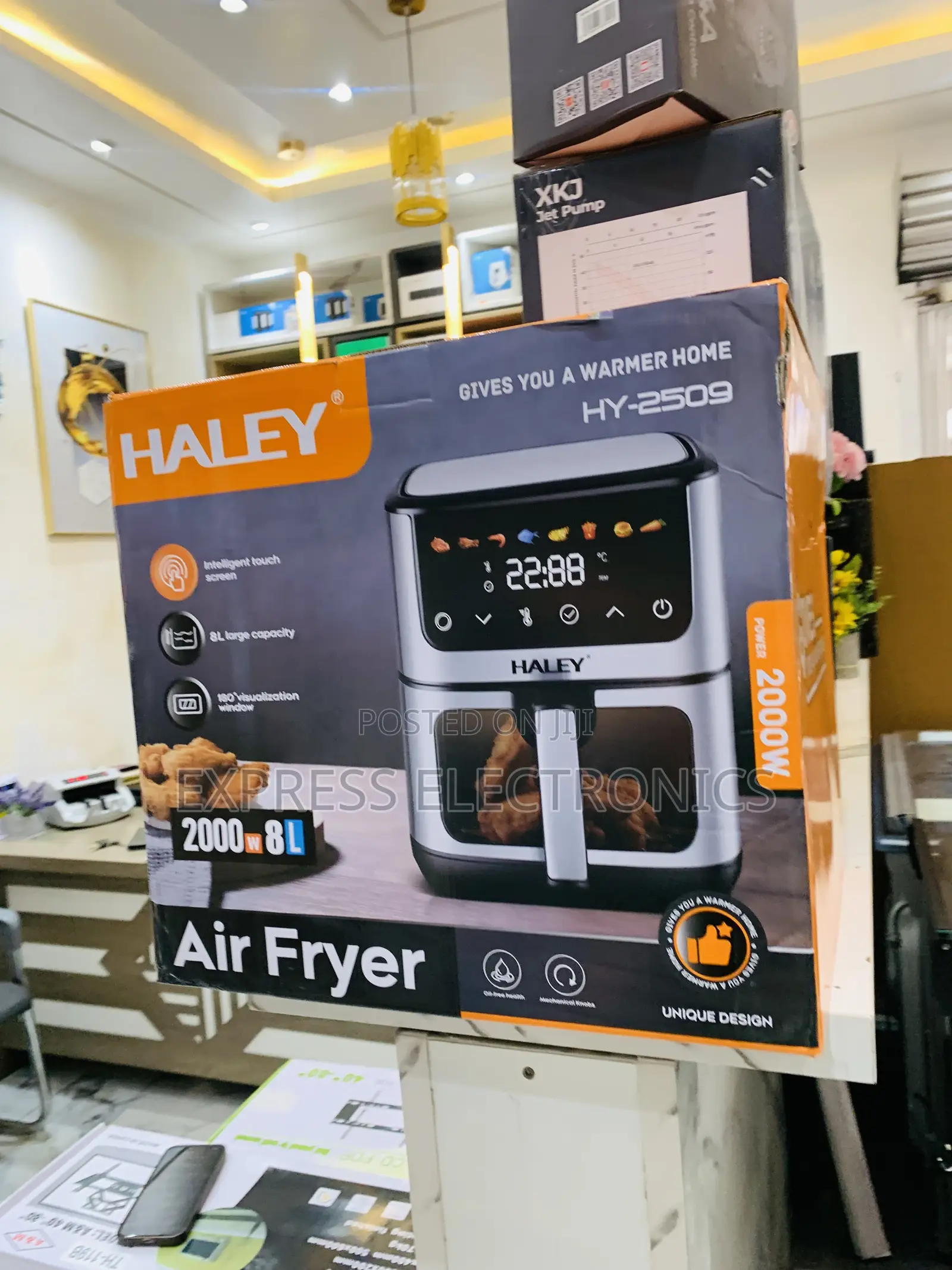 Call and Order for Haley-Hy-2509 Haley Air Fryer Maker 7ltr 3000watt