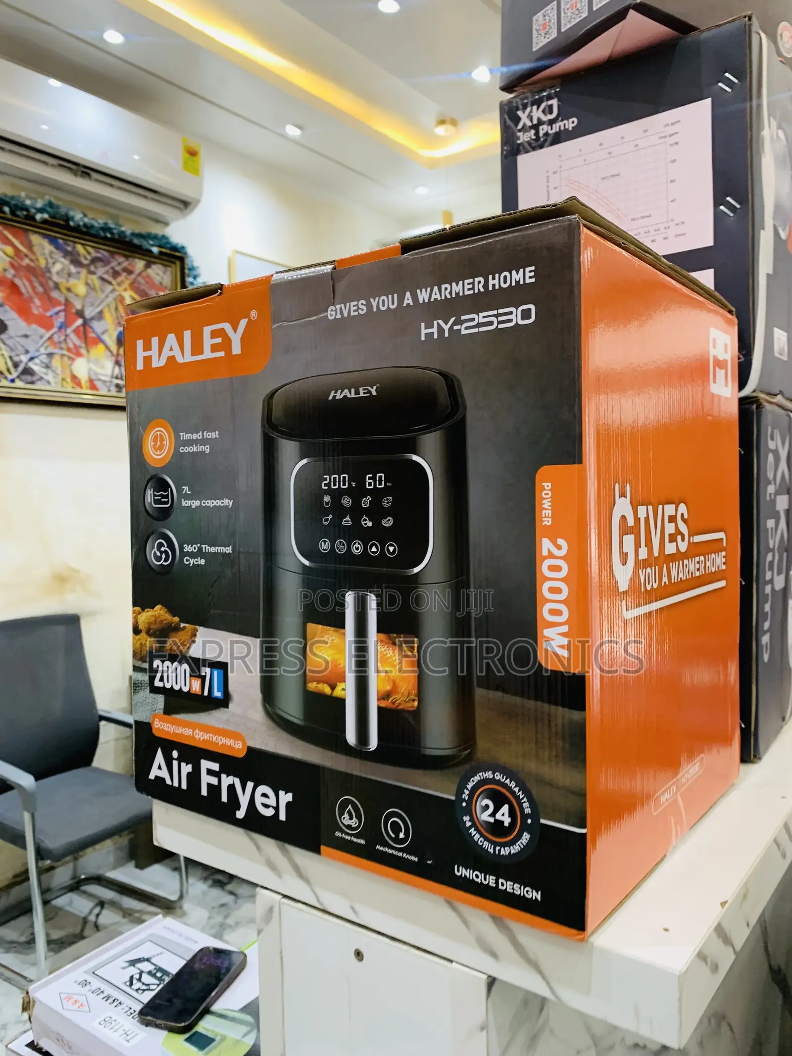 Spectacular Performance Haley-Hy-2530 Haley Air Fryer Maker 7ltr 2000w
