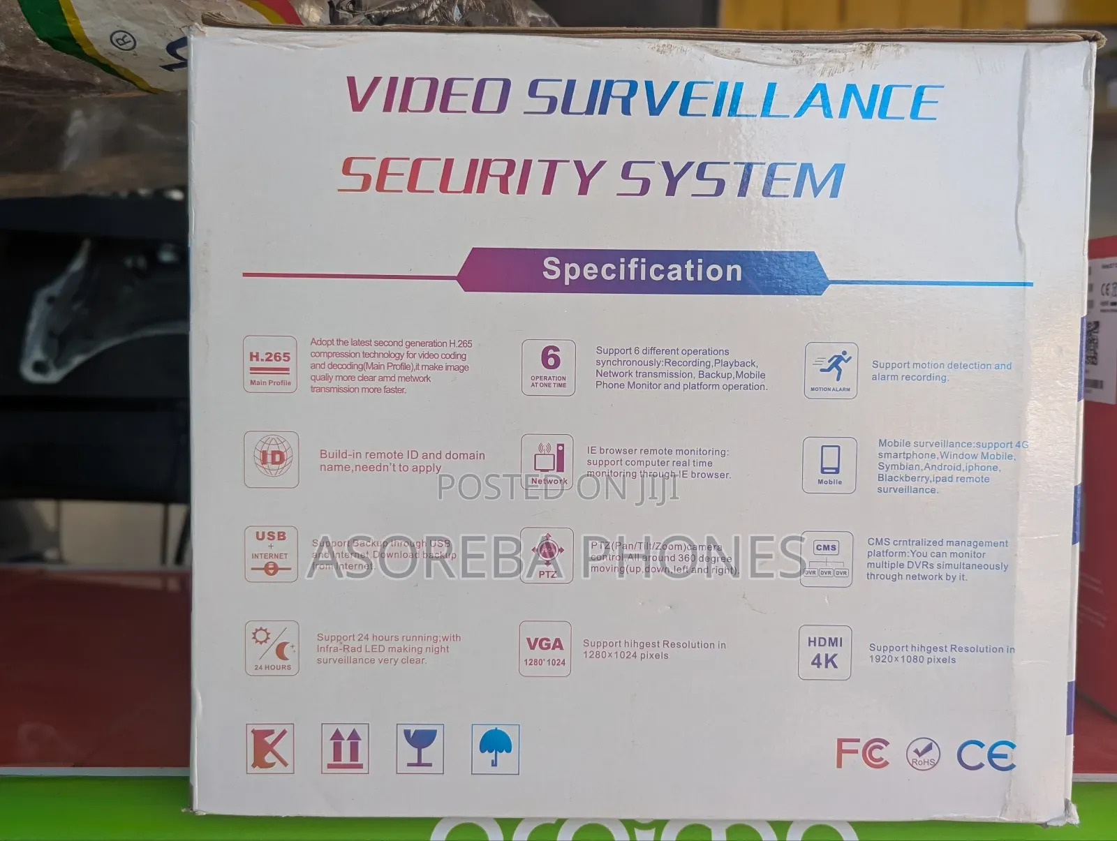 Colourvu Smart Surveillance Video CCTV Camera 8 Channel With 500gb HDD