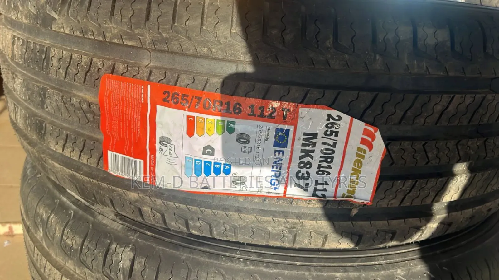265/70r16 Mile King Tires.