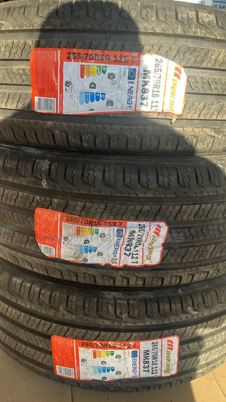 265/70r16 Mile King Tires.
