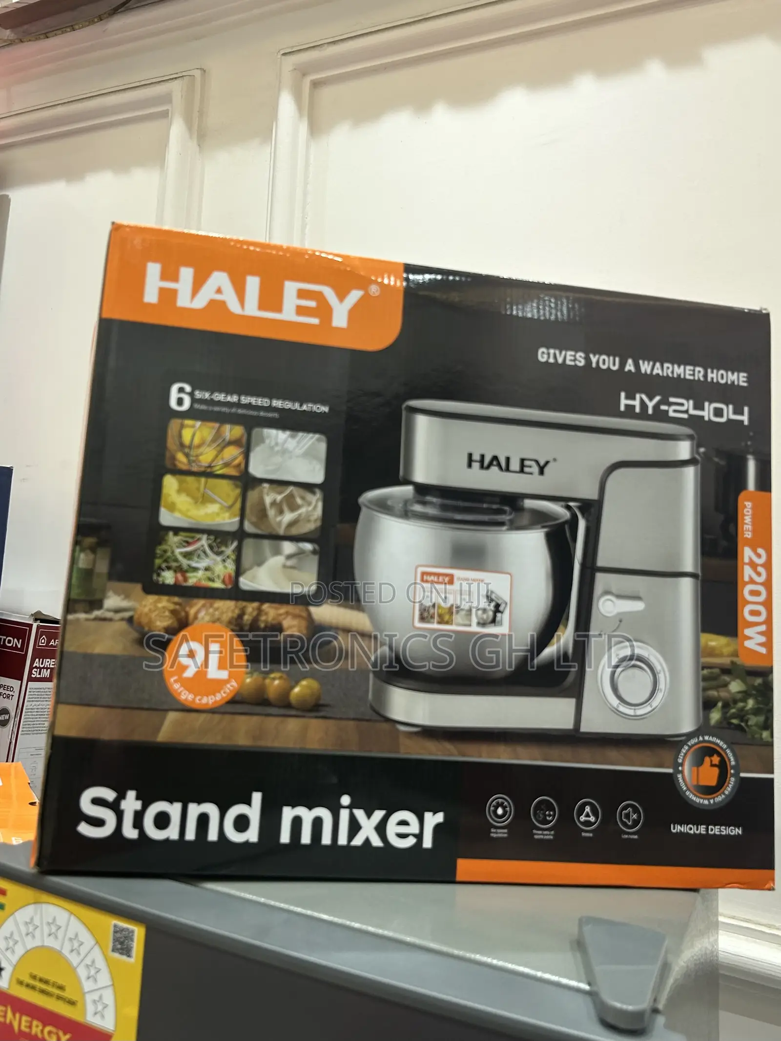 Unique Design 2200 Watts Haley Hy-2404 Electric 9l Stand Mixer