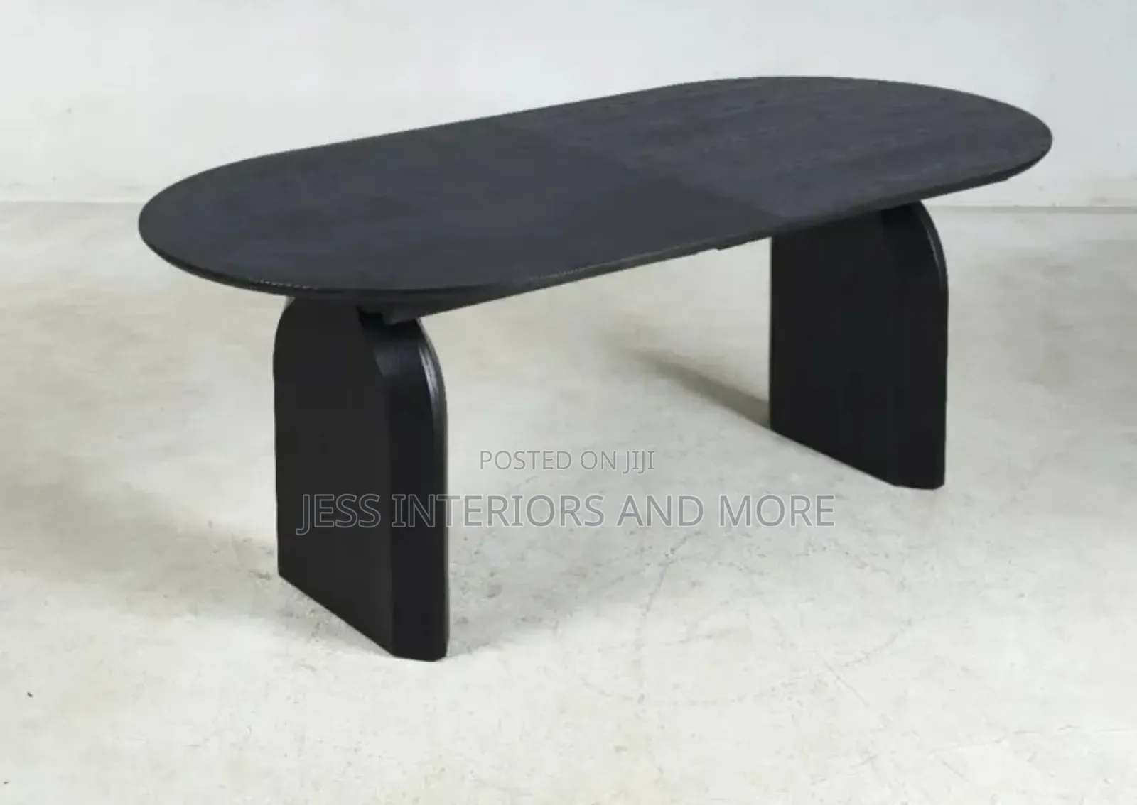 Black Dining Table (Extendable) 300cm