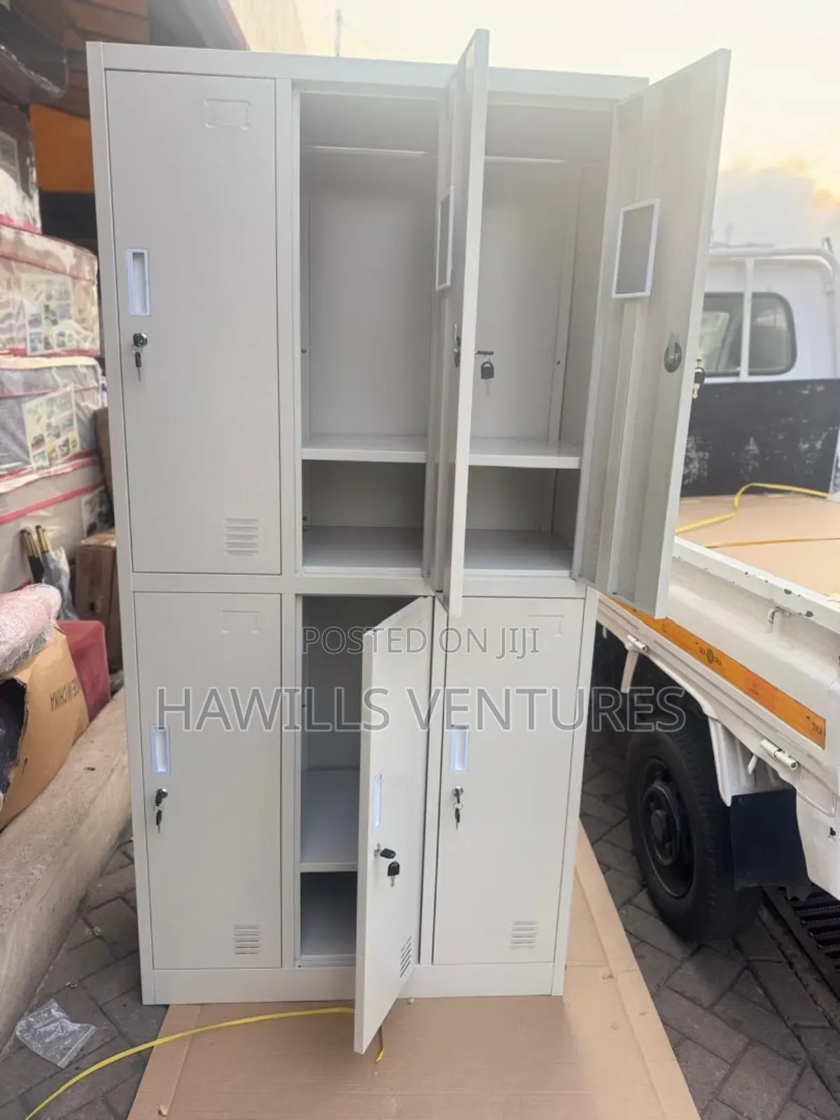 6 Lockers Cabinet