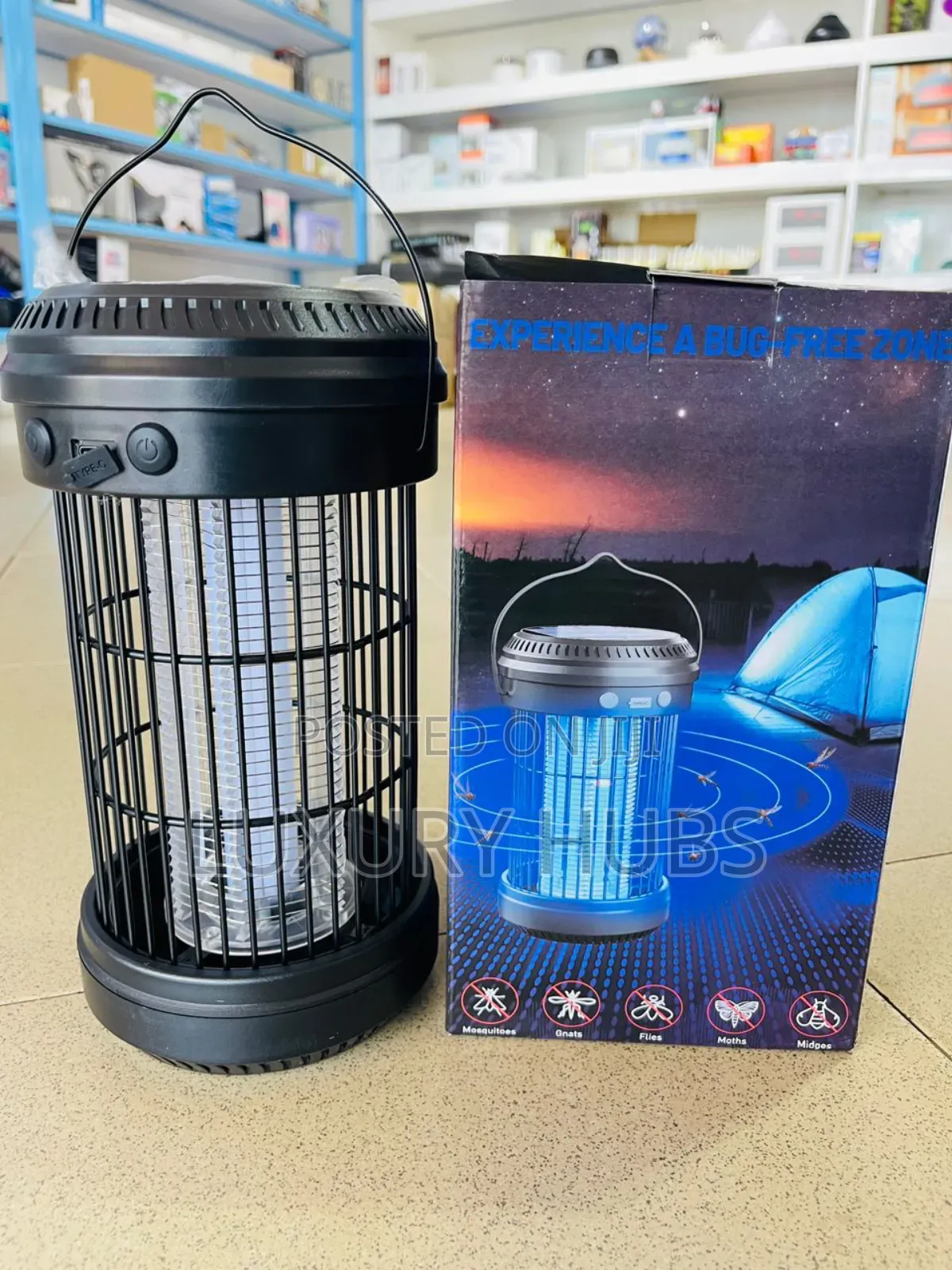 Solar Rechargeable Mosquitoes / Insects Killer (Portabl)
