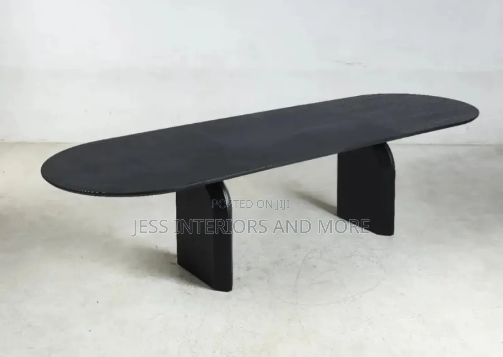 Black Dining Table (Extendable) 300cm