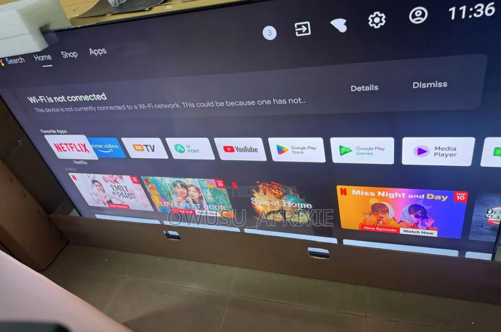 65" Smart Samsung TV (Slightly Used)
