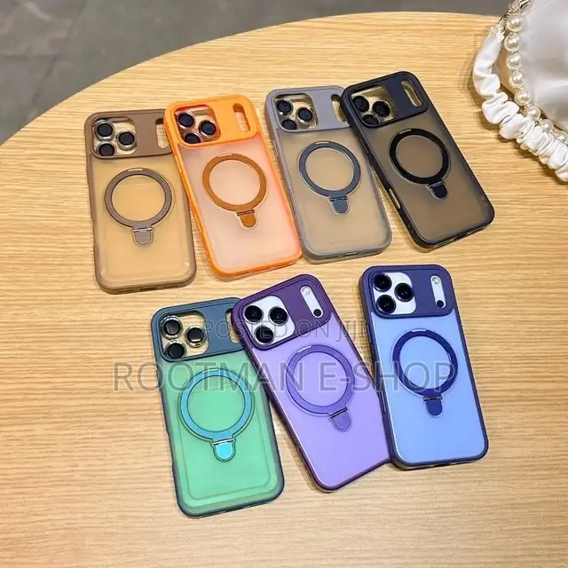 Camera Protection Case With Magnetic Ring Holder for iPhone 17 Pro Max