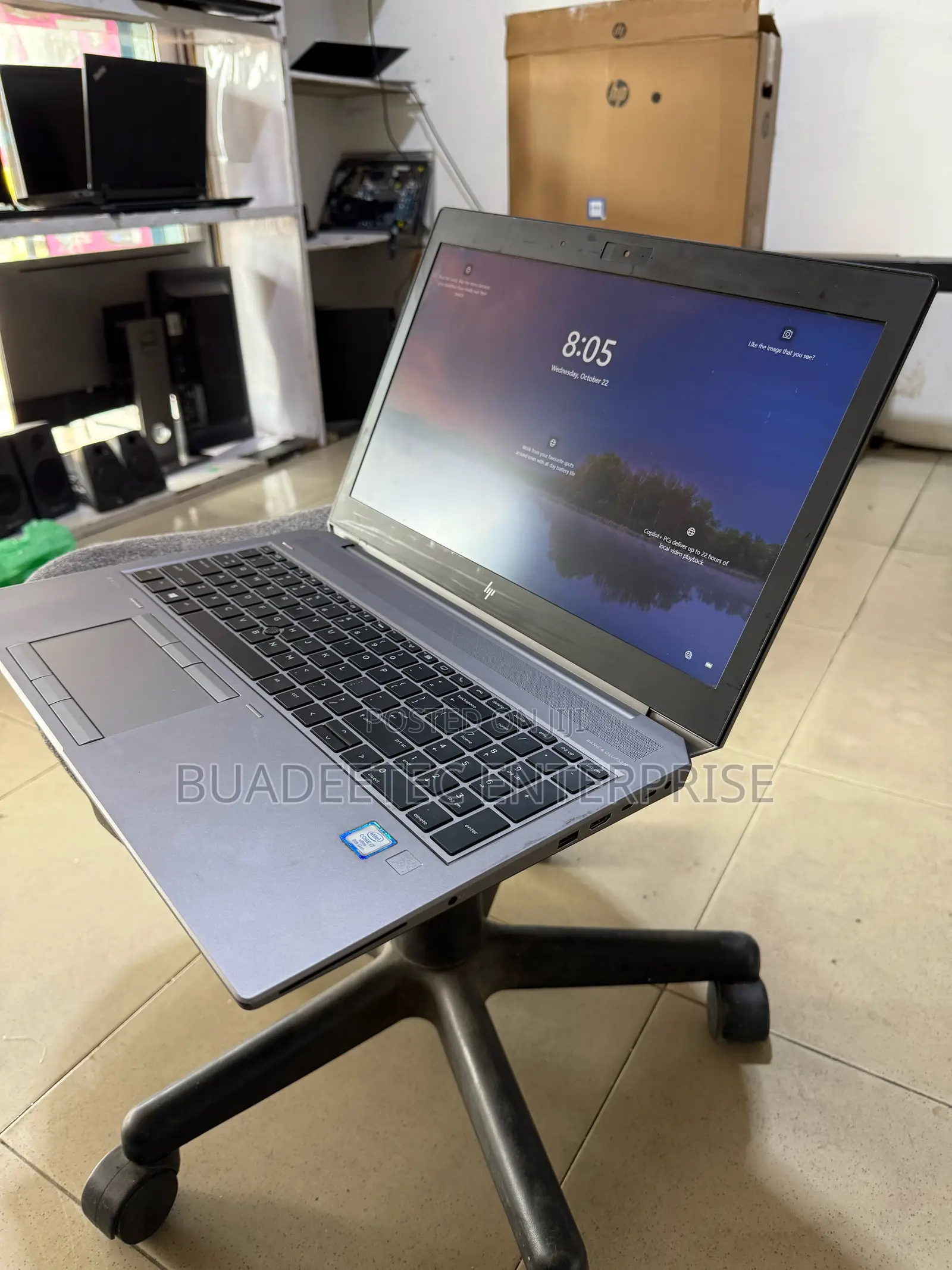 Laptop HP ZBook 15 G5 32GB Intel Core i7 SSD 512GB