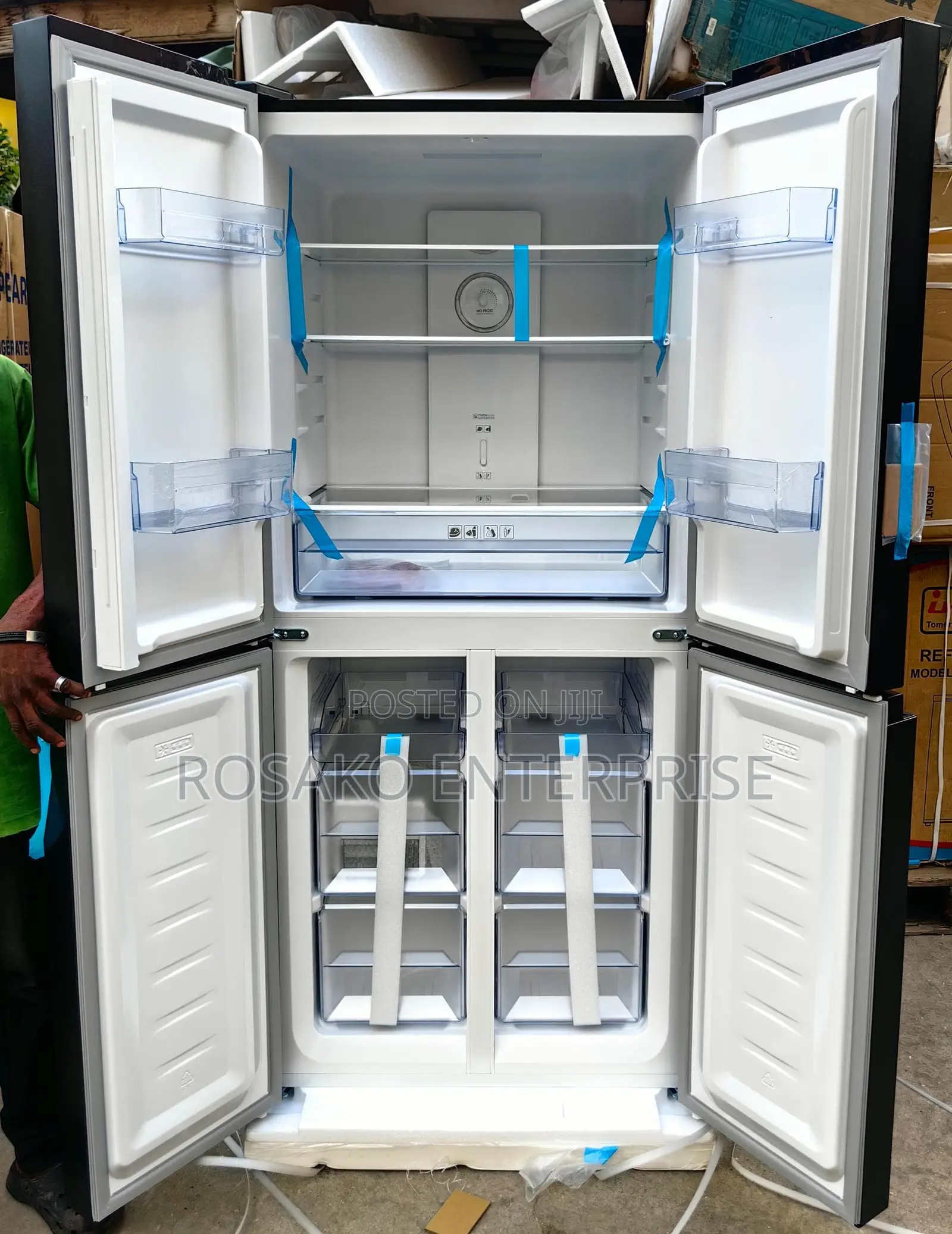 Pearl French Door Refrigerator Side by Side 421 Liters