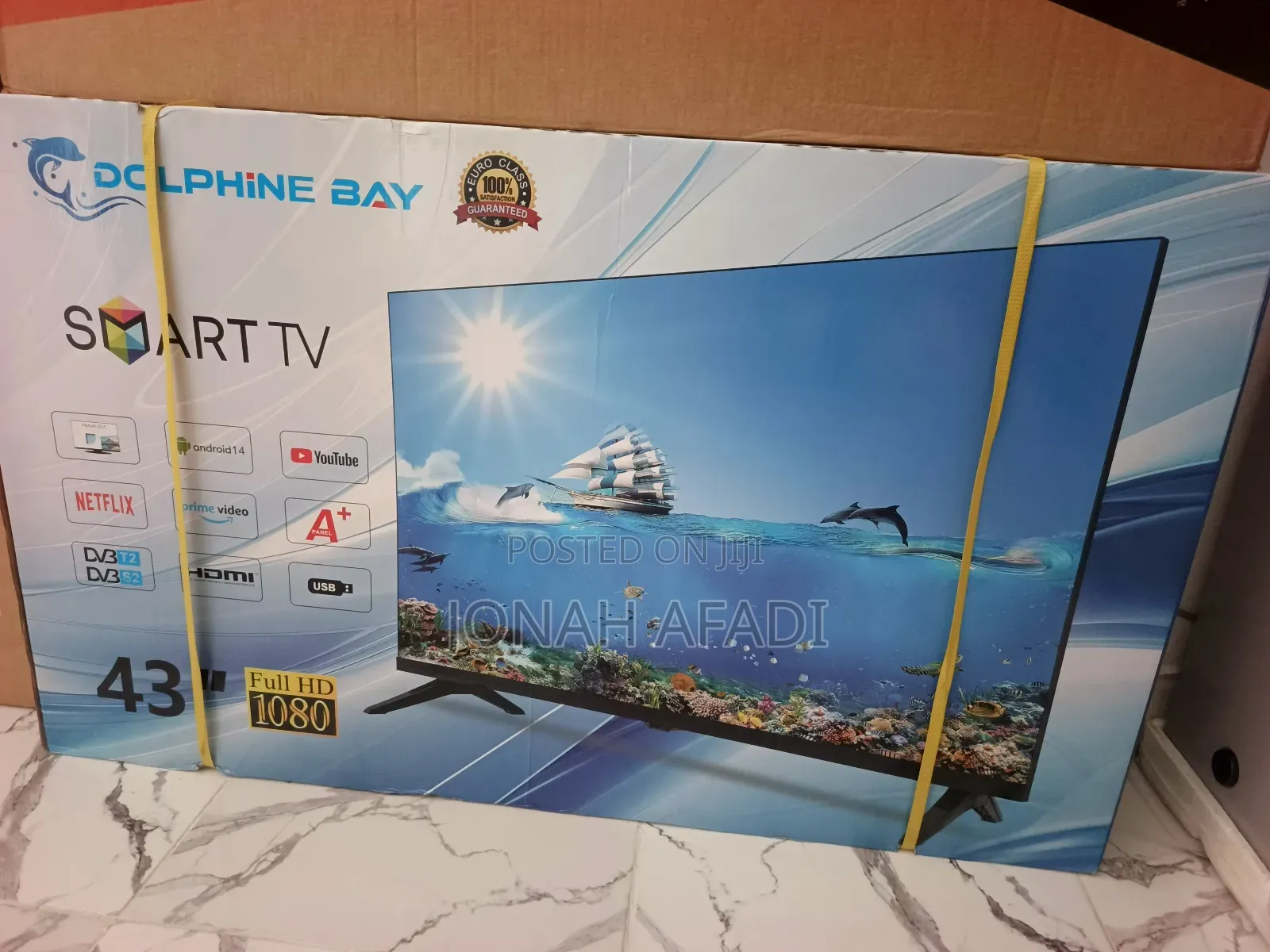 Dolphins 43′′ Android Smart Digital Satellite Tv