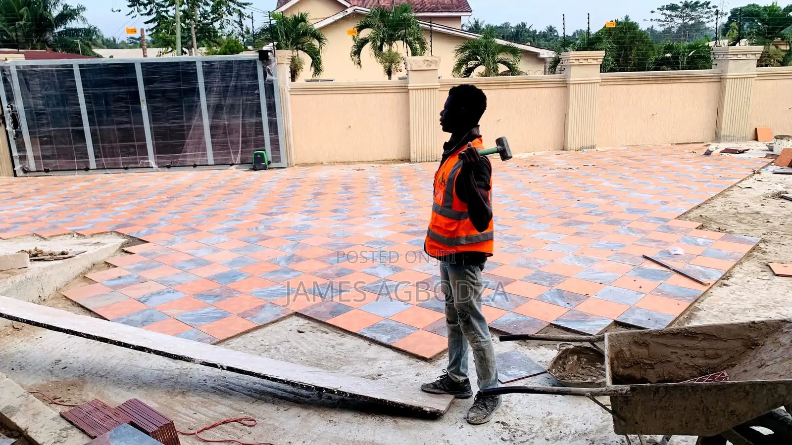 Professional Master Tiler.