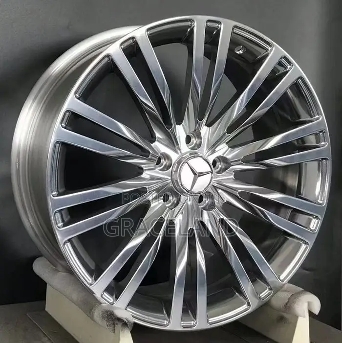 This Is Original Mercedes Benz Double 10 Spoke Wheel Rims 18 Inches.