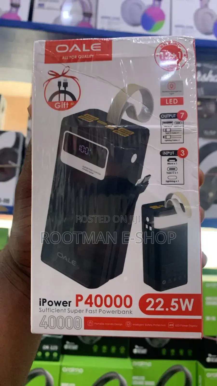 22.5 Supper Fast Charge Powerbank (40,000mah)