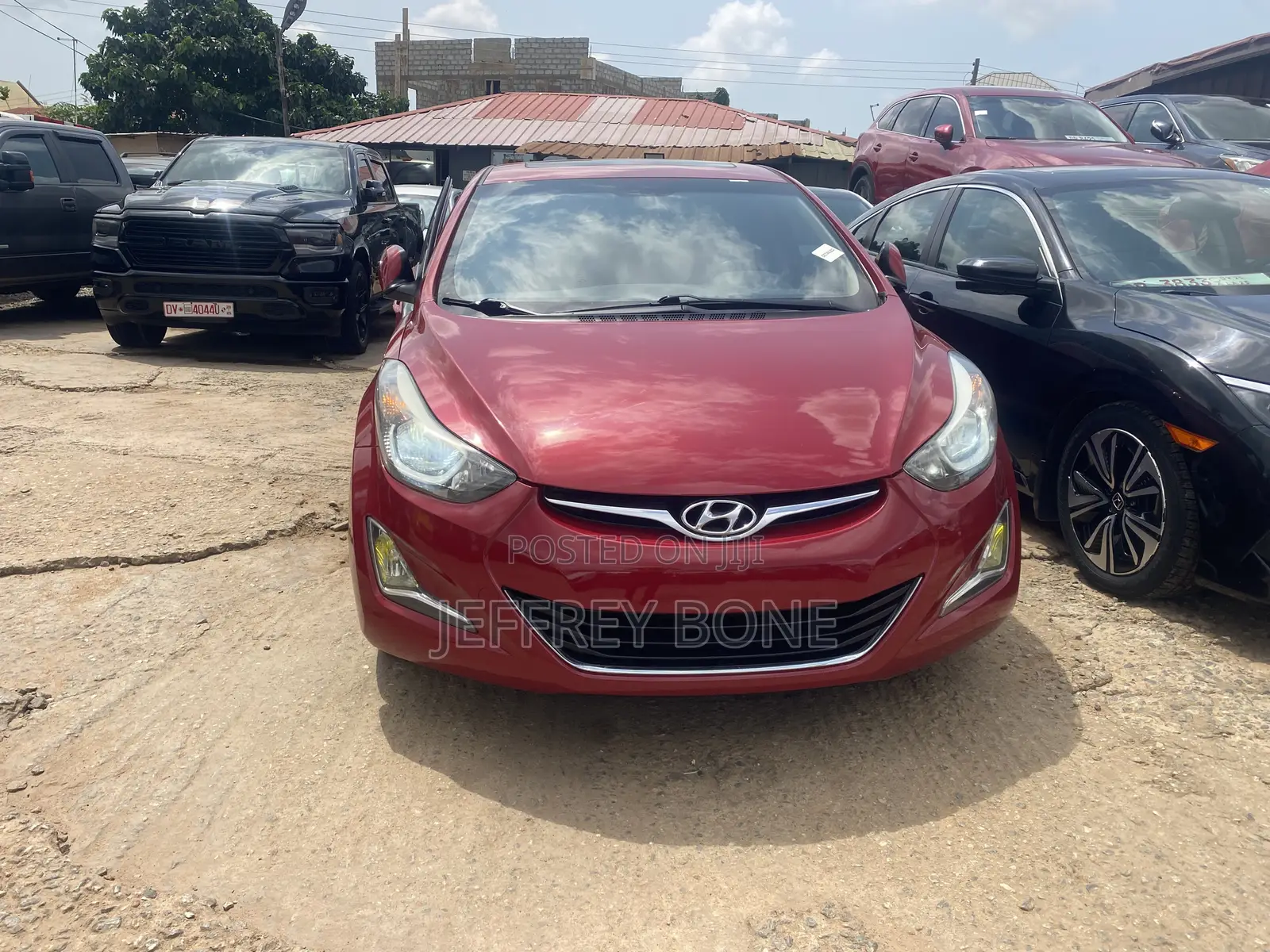 Hyundai Elantra Limited Sedan FWD (1.8L 4cyl 6A) 2016 Red