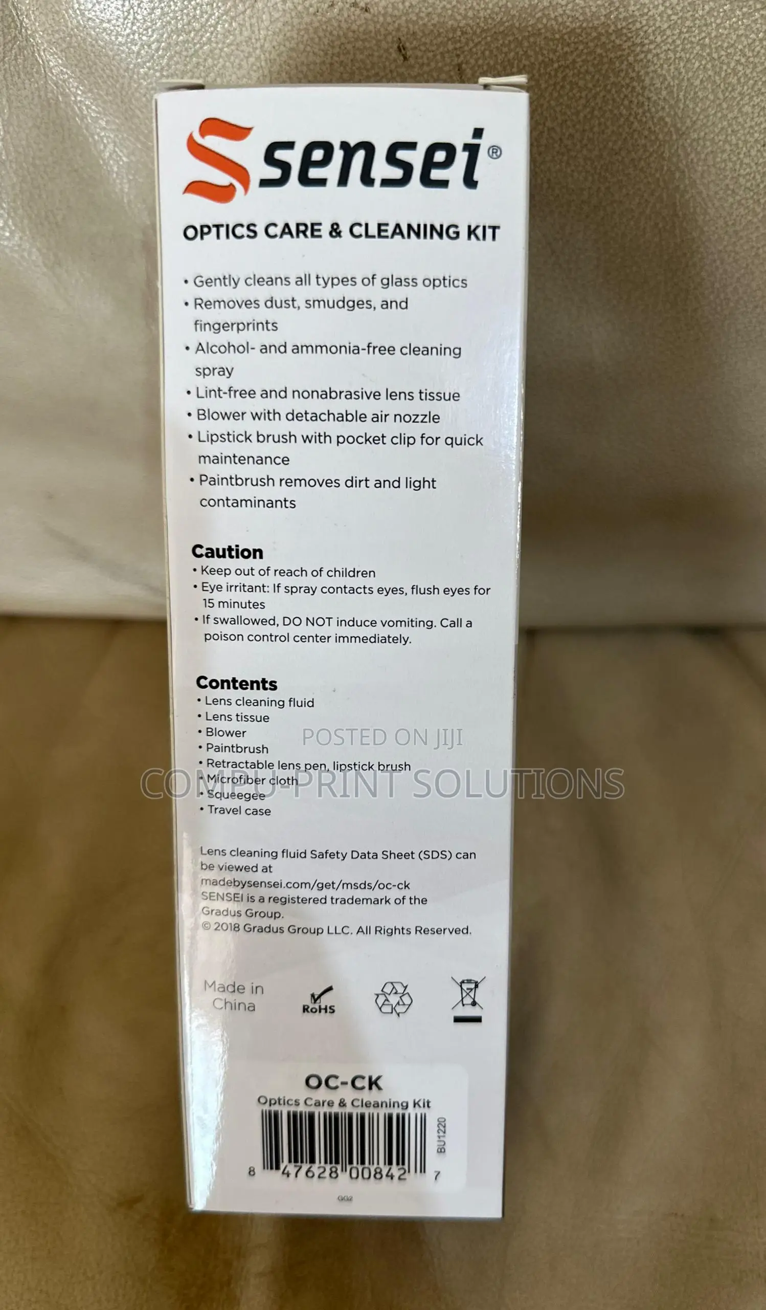 Sensei Oc-Ck Optics Care and Cleaning Kit