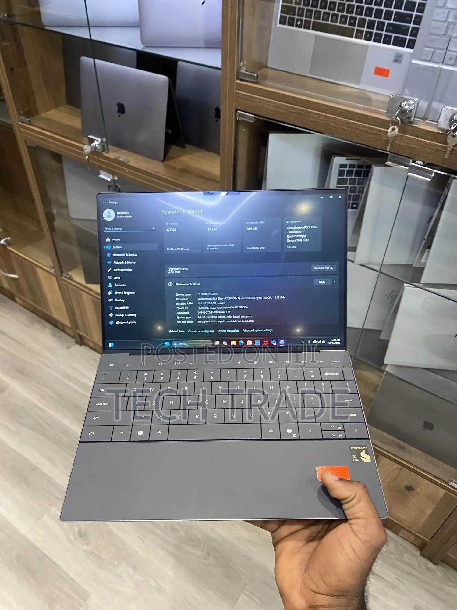 Laptop Dell XPS 13 9350 16GB Qualcomm Snapdragon X Elite SSD 512GB
